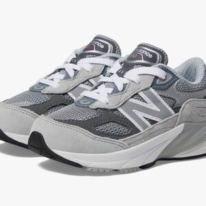 New Balance Kids Sneakers in Gray and White